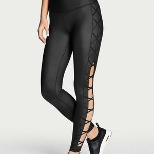 Black Leggings | VS Sport Corset Leggings